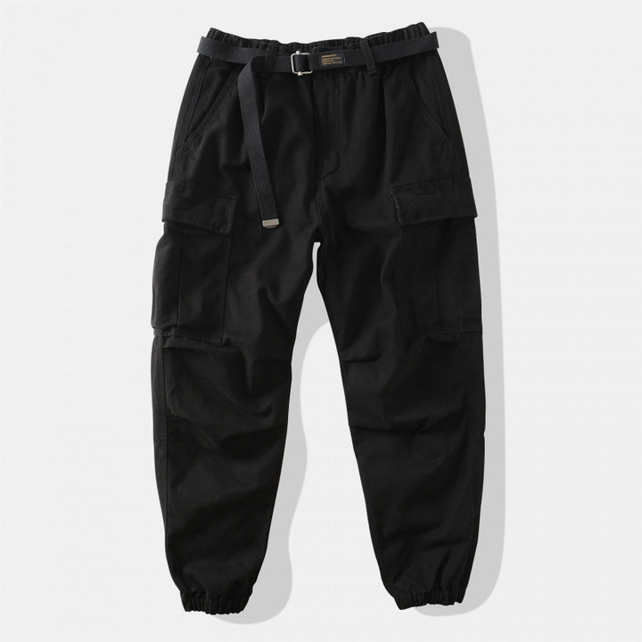 Herren Cargo-Hose mit verstellbarem Bund und praktischen Taschen Echo Archiv