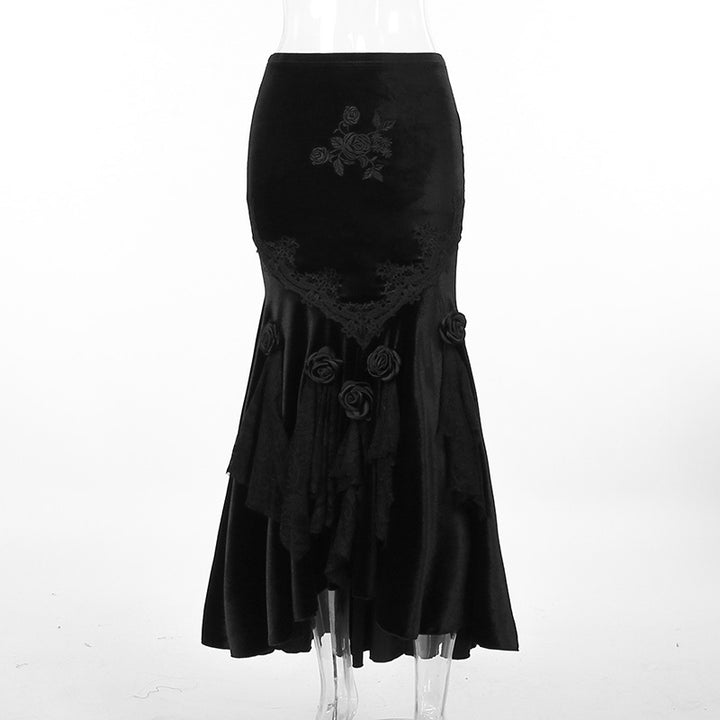 Damen figurbetonte Bluse mit Rüschendetails und Schnürung Echo Archiv