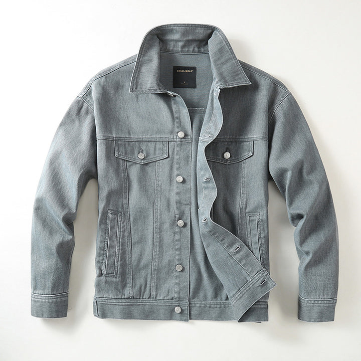 Herren Jeansjacke mit klassischem Schnitt und leichtem Vintage-Wash Echoarchiv