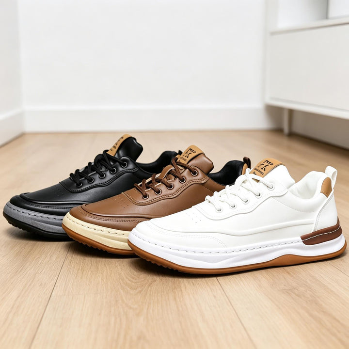 Herren Sportliche Leder Sneaker Echoarchiv