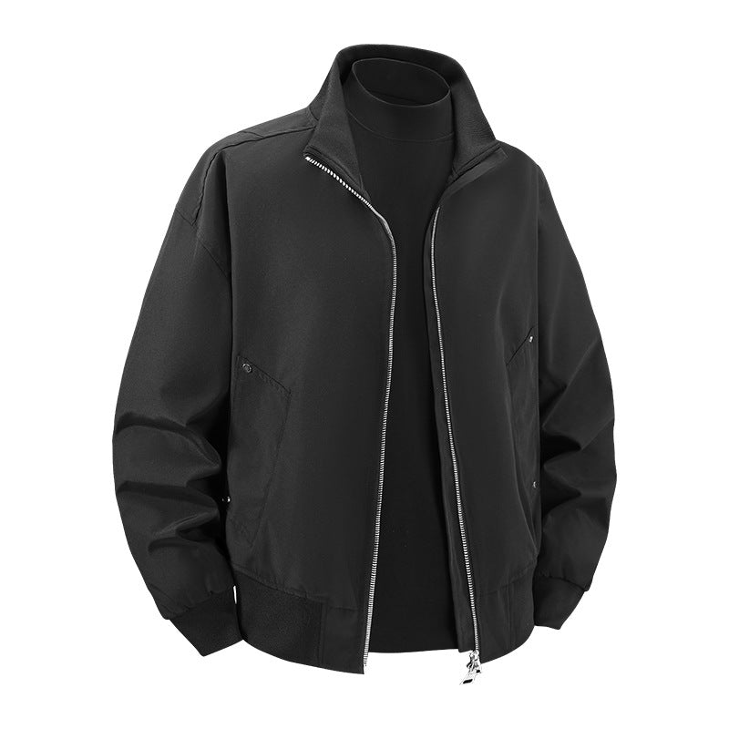 Herren Modische Übergangsjacke mit hohem Stehkragen Echo Archiv
