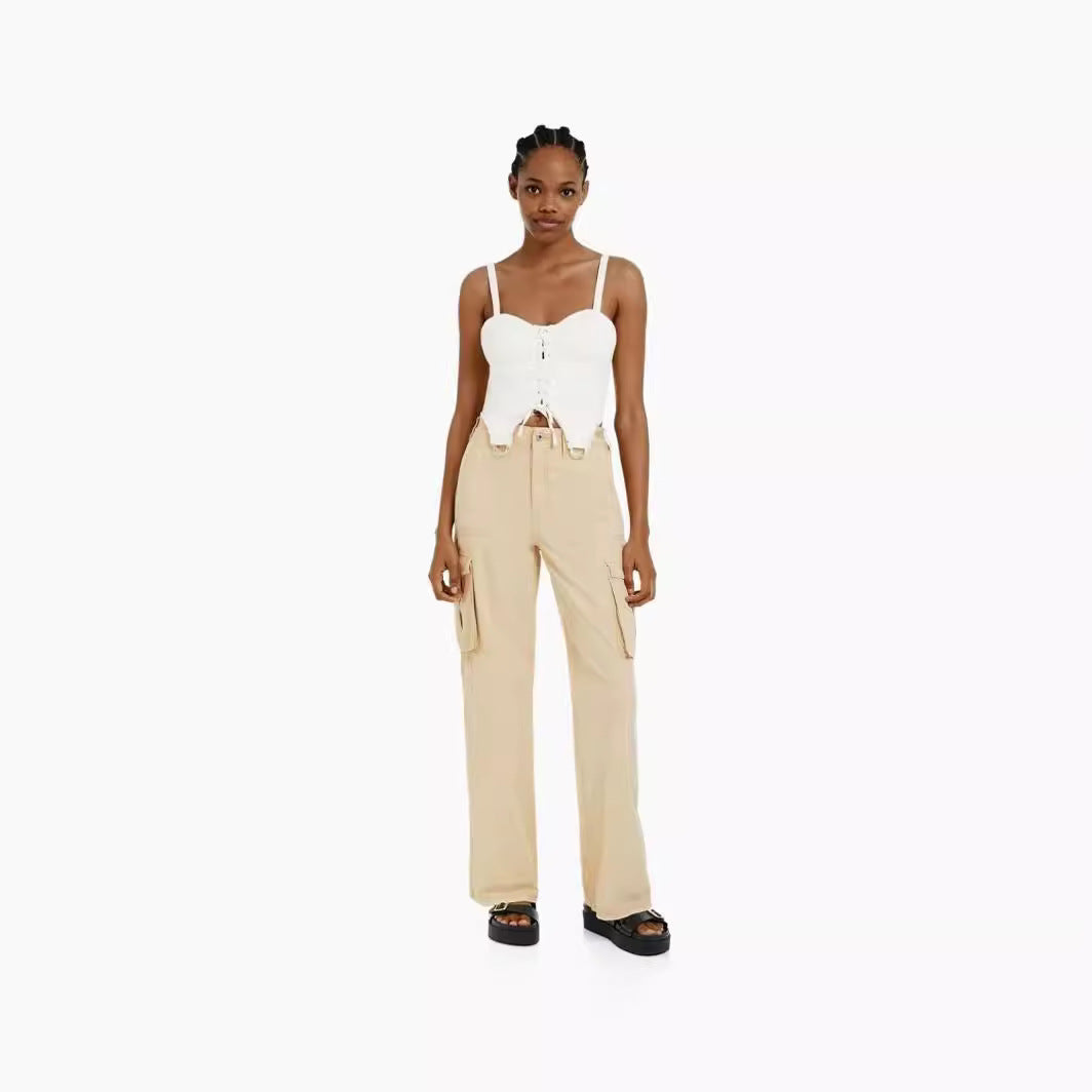 Damen Cargo-Hose mit lässiger Passform und praktischen Seitentaschen Echo Archiv