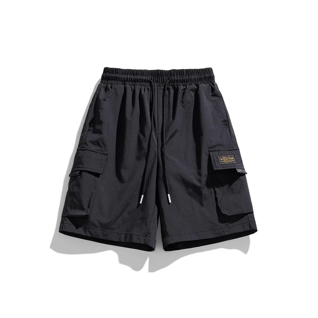 Herren Cargo-Shorts mit elastischem Bund und praktischen Taschen Echoarchiv