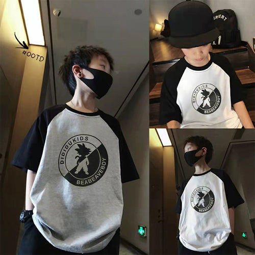 Jungen lässiges T-Shirt mit kreativem Druck Echo Archiv