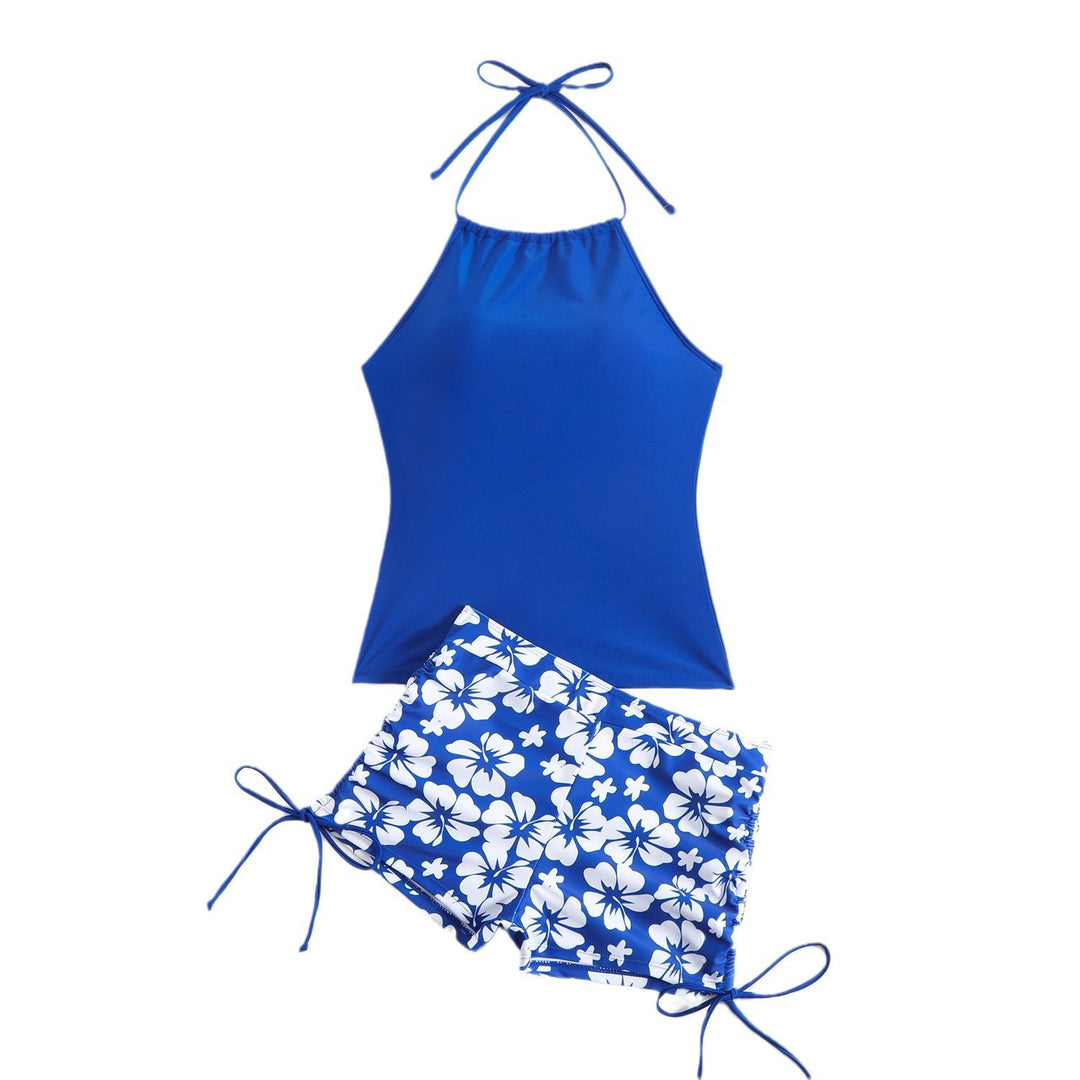 Damen Sportlicher Badeset mit modischen Blumenmuster Echo Archiv