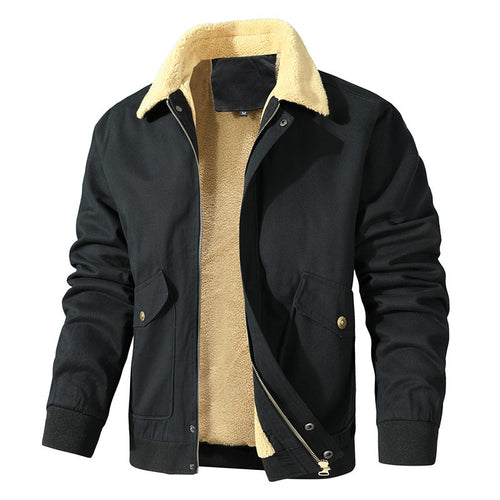 Herren gemütliche Arbeitsjacke mit warmem Fleecefutter Echoarchiv