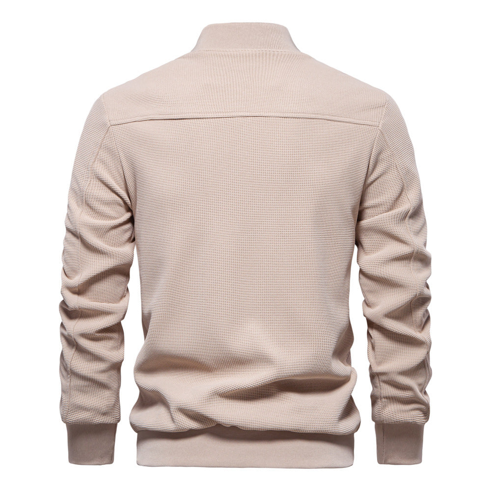 Herren modische Sportjacke mit atmungsaktivem Strukturdesign Echoarchiv