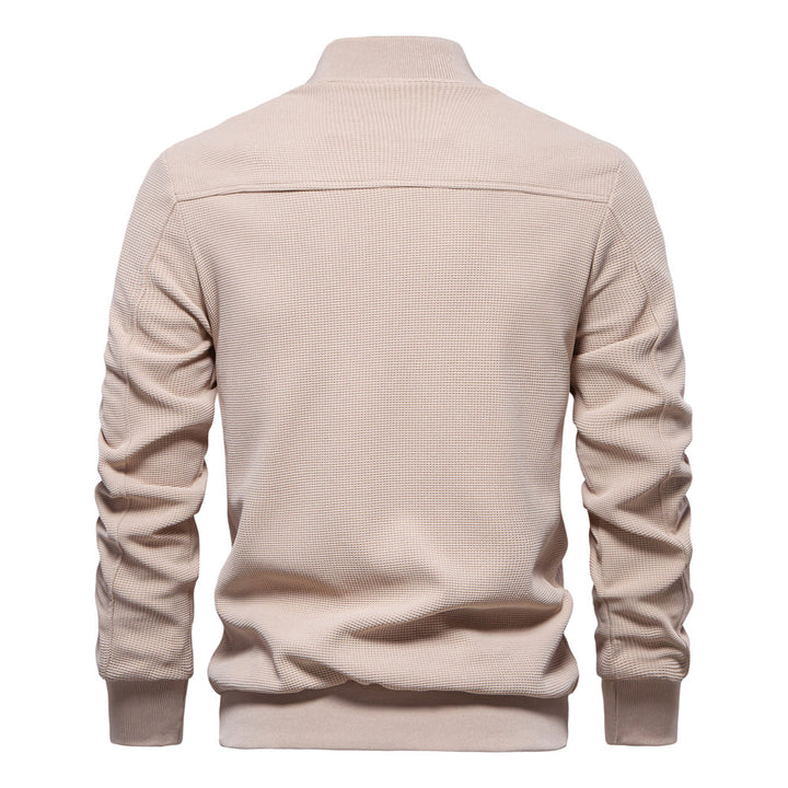 Herren modische Sportjacke mit atmungsaktivem Strukturdesign Echoarchiv