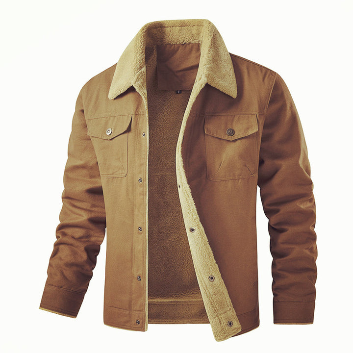 Herren gefütterte Utility-Jacke mit Teddyfutter Echoarchiv
