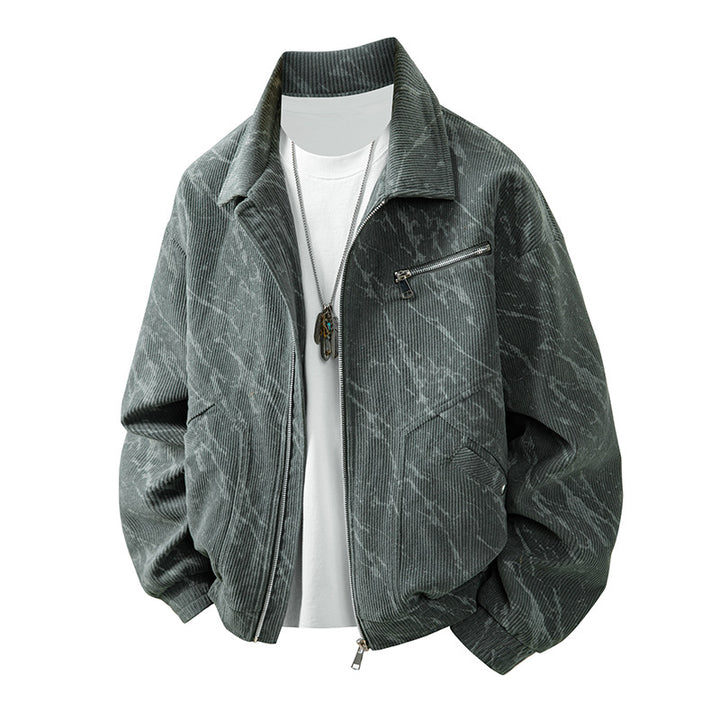 Herren modische Cordjacke mit modernen Akzenten Echoarchiv