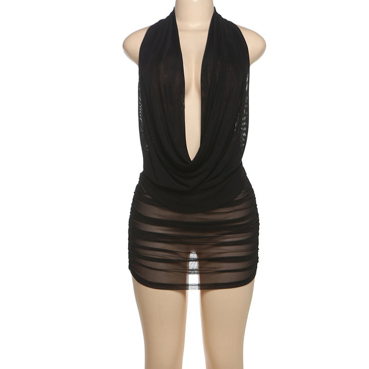 Damen trendiges Wickelkleid Echo Archiv