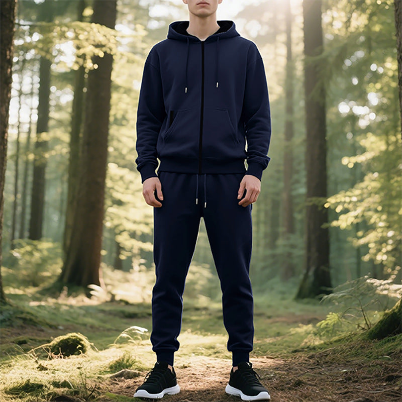 Herren Sportanzug mit stylischem Kapuzenpullover und bequemen Jogginghosen Echoarchiv