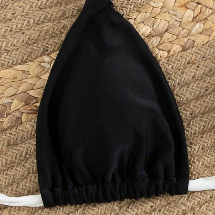 Damen Triangel-Bikini mit verstellbaren Trägern und femininem Bindedetail Echo Archiv
