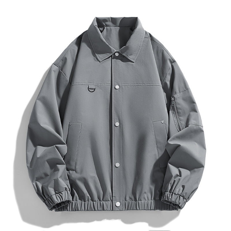 Herren lässige Übergangsjacke mit funktionalem Design Echoarchiv