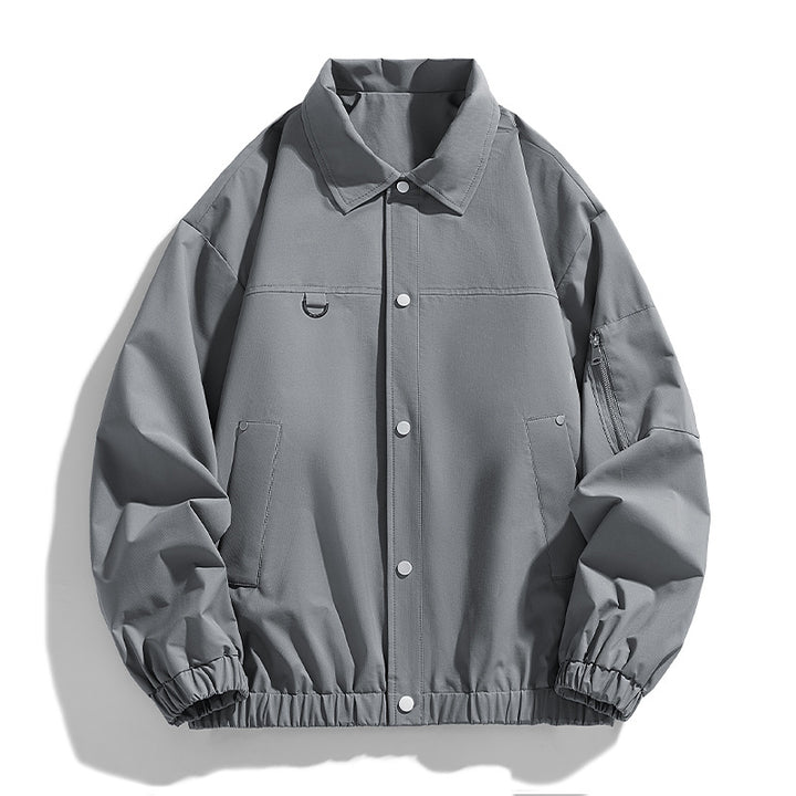 Herren lässige Übergangsjacke mit funktionalem Design Echoarchiv