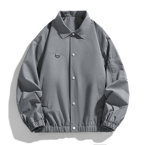 Herren lässige Übergangsjacke mit funktionalem Design Echoarchiv