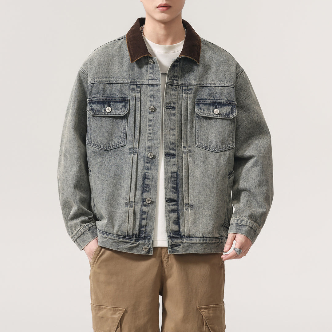 Herren Designer Jeansjacke Echoarchiv