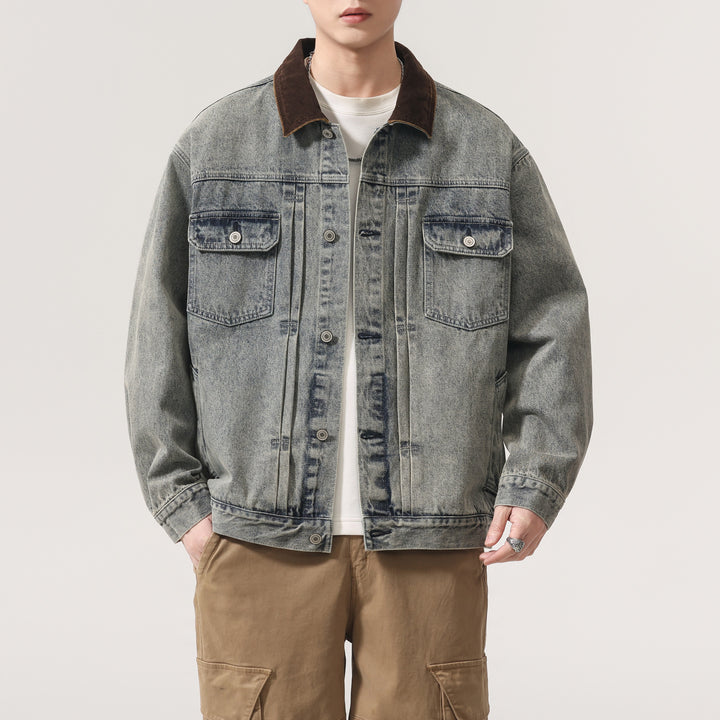 Herren Designer Jeansjacke Echoarchiv
