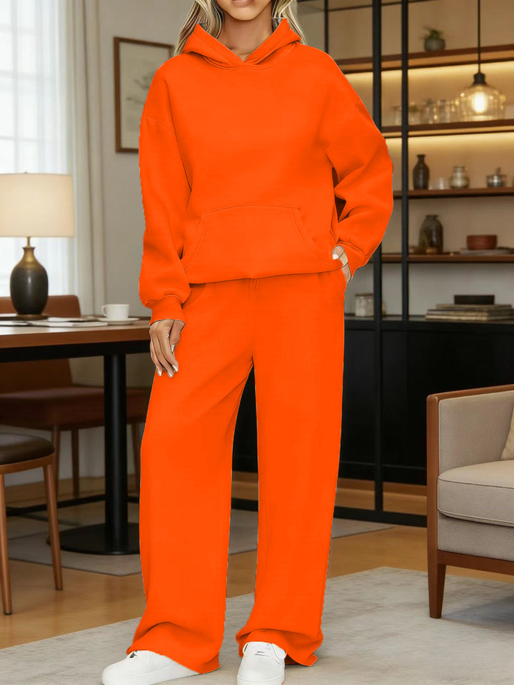 Damen nan kuscheliges Oversize Hoodie und weite Jogginghose Set Echo Archiv