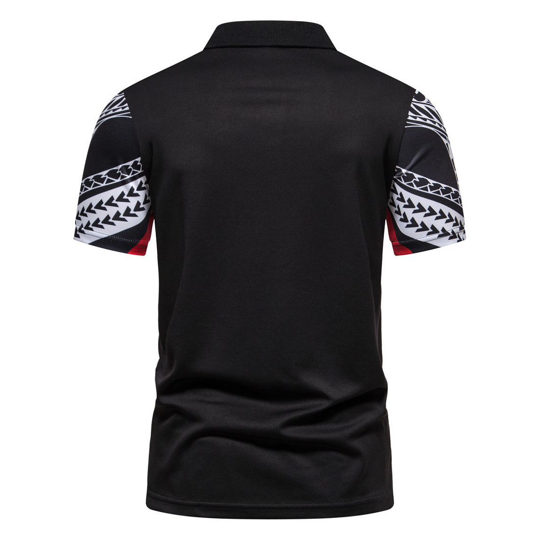 Herren Poloshirt mit modernem grafischen Design und atmungsaktiven Eigenschaften – Cavello