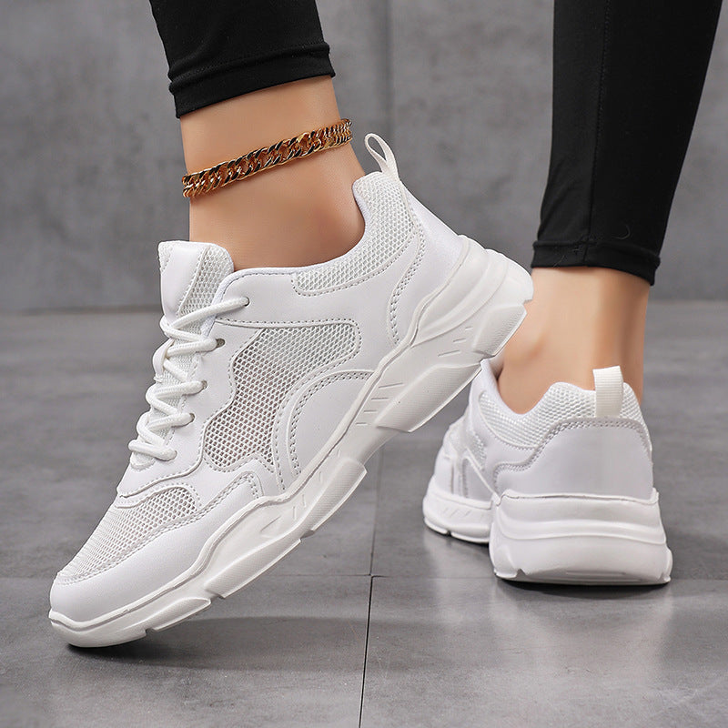 Damen nan moderner Komfort-Sneaker im Retro-Look mit atmungsaktivem Mesh, gepolsterter Ferse und profiliertem Leichtsohlenaufbau Echo Archiv