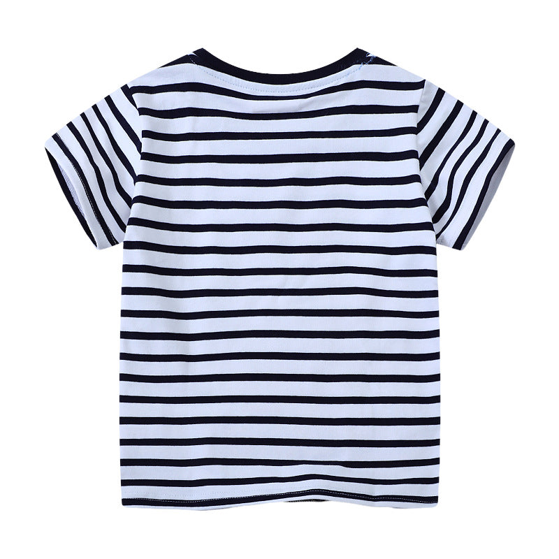 Jungen T-Shirt mit bezauberndem Baustellenfahrzeug-Design Echo Archiv