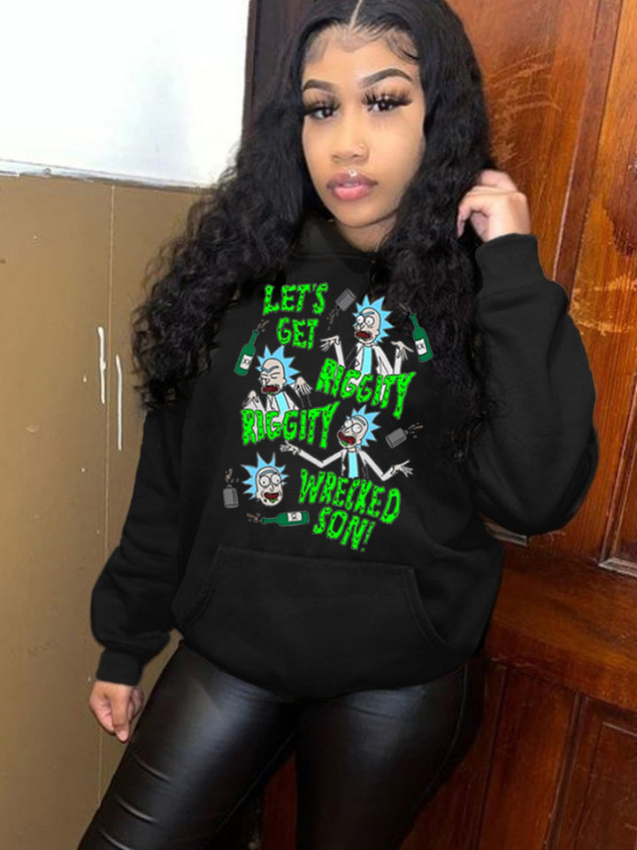 Herren Hoodie mit originellem Grafikdesign Echoarchiv