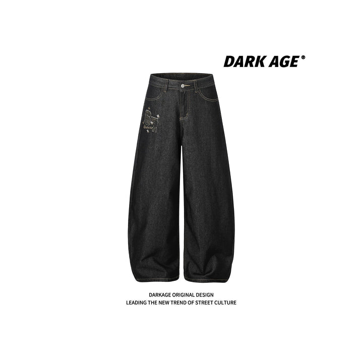 Damen Lässige Weitgeschnittene Jeans Echoarchiv