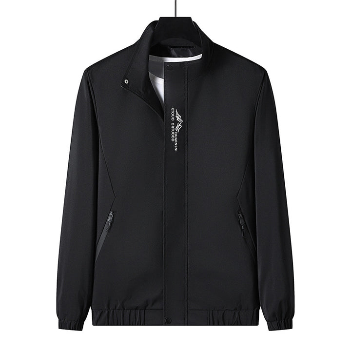 Herren Leichte Sportjacke mit hohem Kragen Echo Archiv