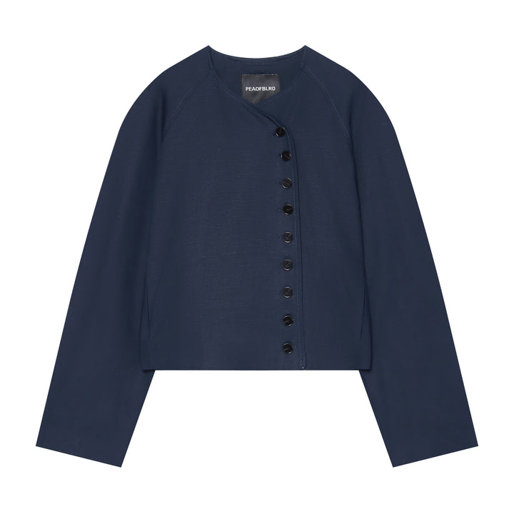Damen weite High‑Waist Culottehose mit Bundfalten und verdecktem Verschluss Echo Archiv