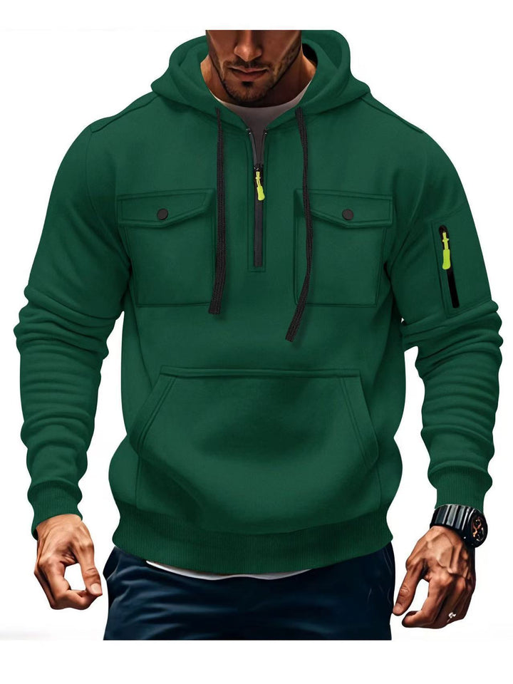 Herren Funktions Hoodie mit praktischen Taschen Echoarchiv