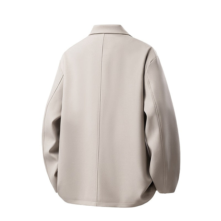 Herren Oversize-Sakko-Jacke mit legerer Overshirt-Silhouette Echoarchiv