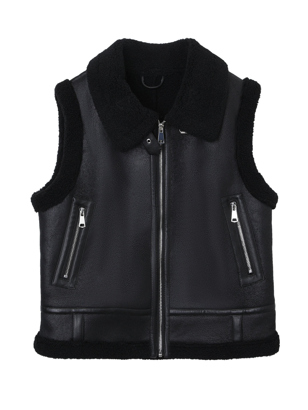 Damen Modische und kuschelige Fleece Weste Echo Archiv