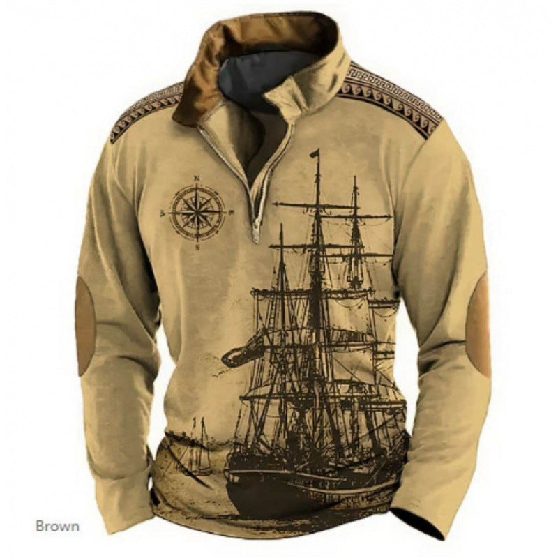 Herren attraktiver Freizeitpullover Echoarchiv