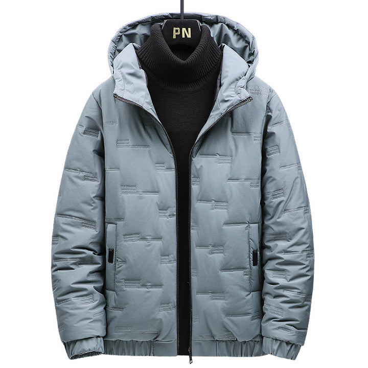 Herren wattierte Kapuzenjacke Echo Archiv