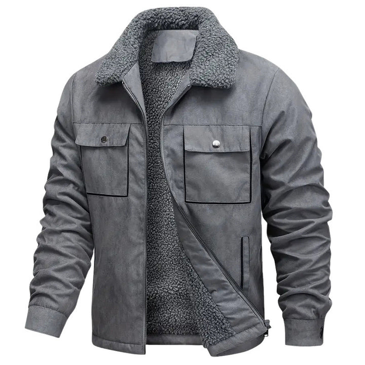 Herren Robuste Freizeitjacke mit teddyartigem Innenfutter Echo Archiv