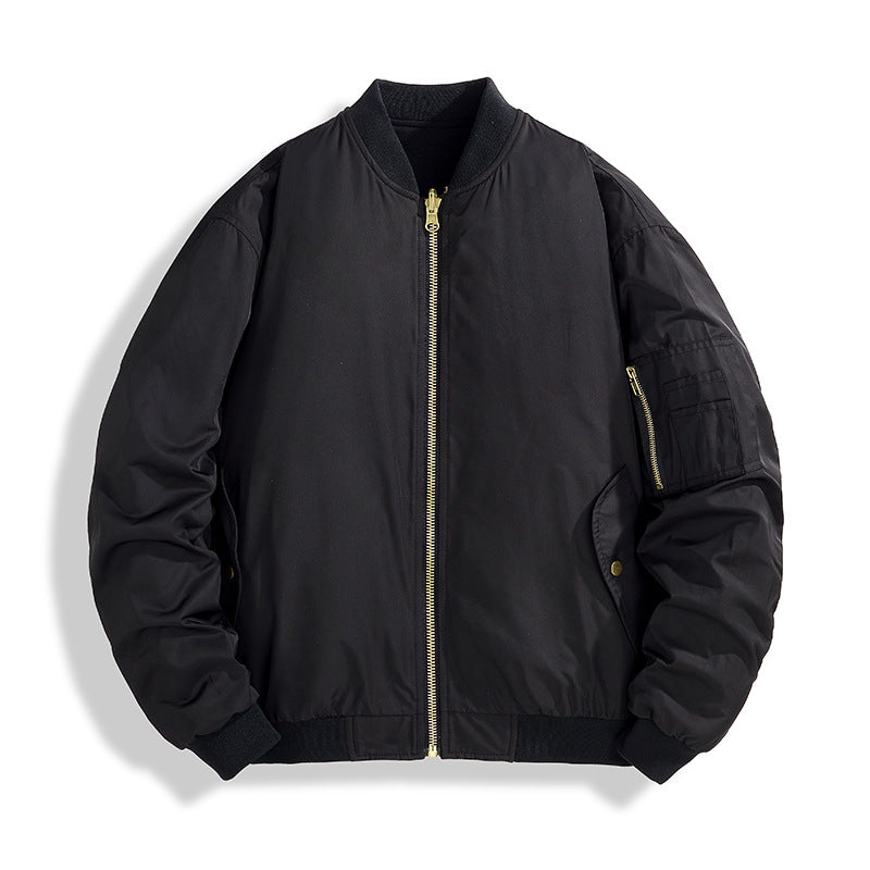 Herren Modische Bomberjacke mit Stehkragen Echo Archiv