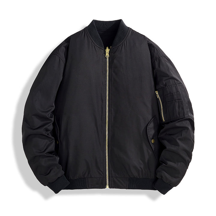 Herren Modische Bomberjacke mit Stehkragen Echo Archiv