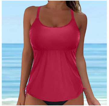 Damen lässiges Tankini-Oberteil mit Schnürung Echo Archiv