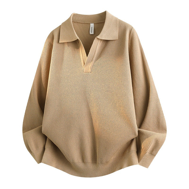 Damen Lässiger Pullover mit V-Ausschnitt – Mavelle