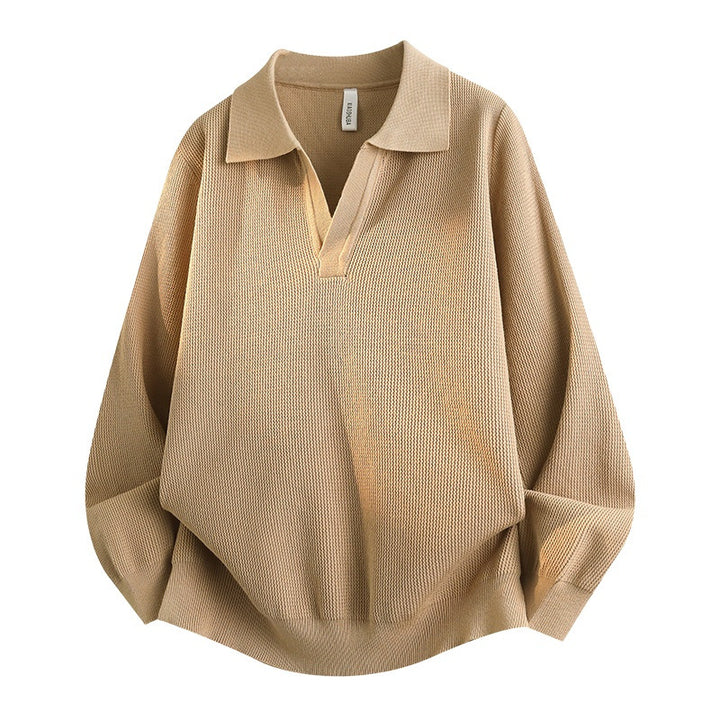 Damen Lässiger Pullover mit V-Ausschnitt – Mavelle