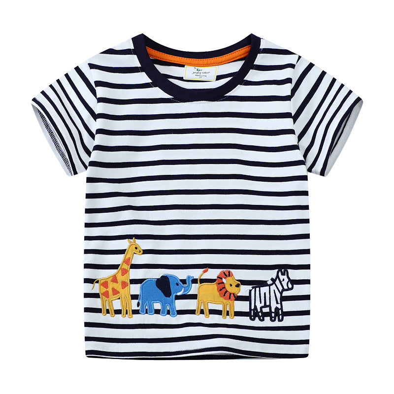 Jungen T-Shirt mit buntem Tiermotiv Echo Archiv