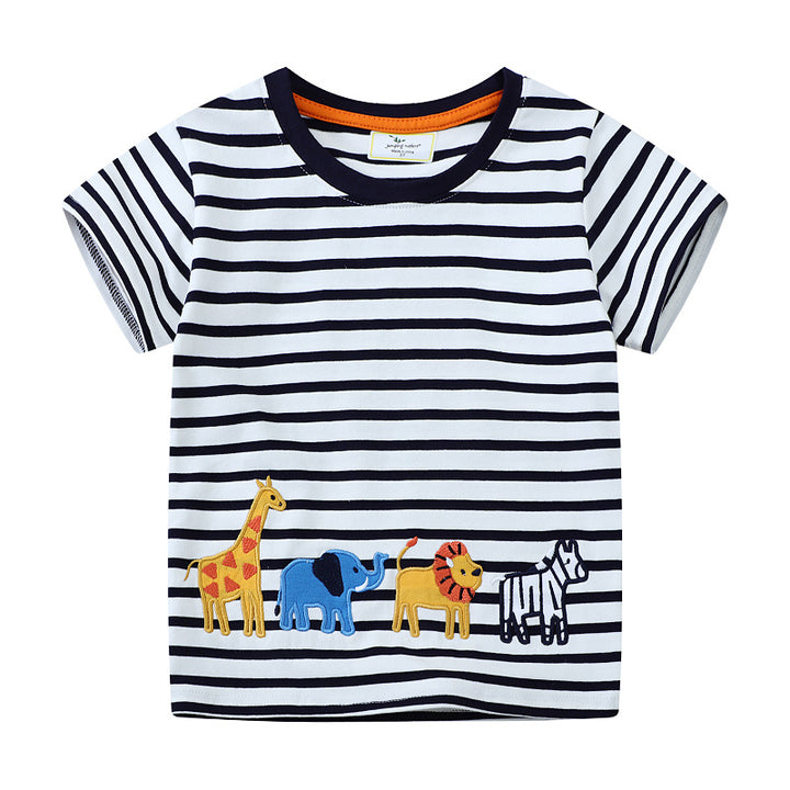 Jungen T-Shirt mit buntem Tiermotiv Echo Archiv