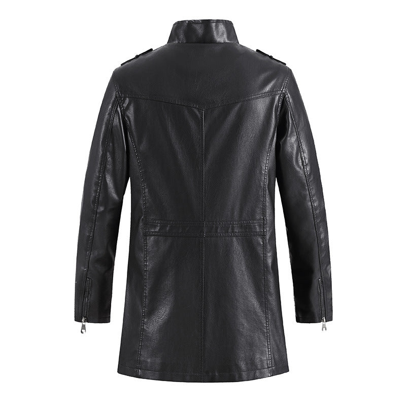 Herren modische Lederjacke Echoarchiv