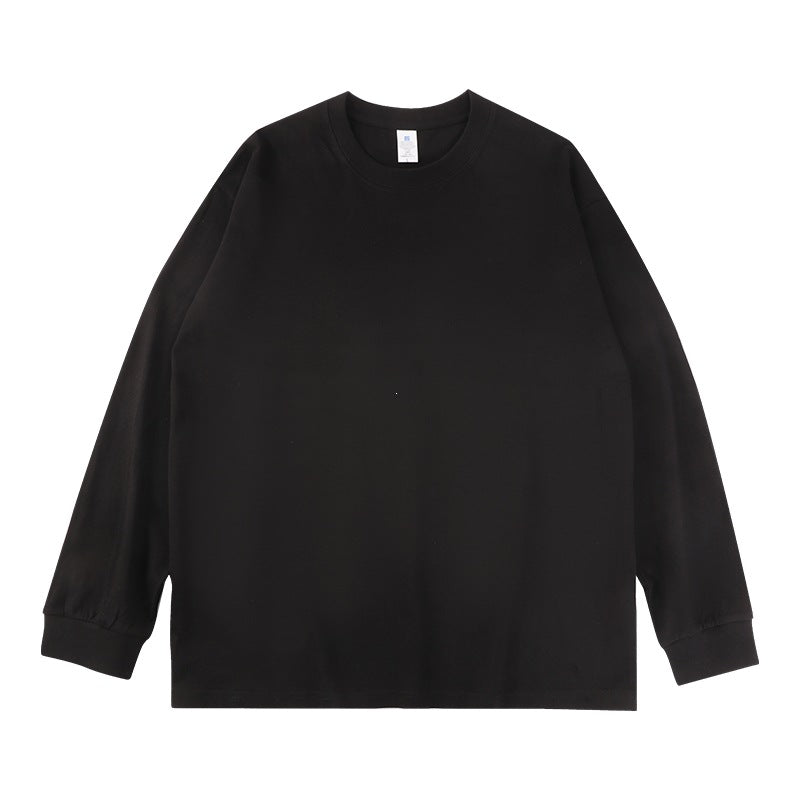 Unisex Oversize-Langarm-Sweatshirt mit Rundhalsausschnitt und gerippten Bündchen Echoarchiv
