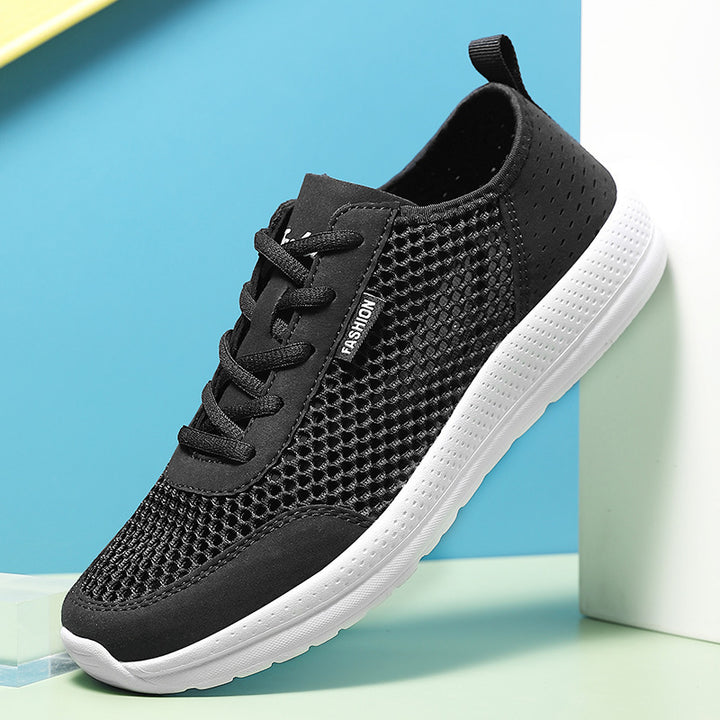 Unisex nan leichter Komfort-Walking-Schuh mit luftigem Wabenmesh, ergonomischer Dämpfungssohle und Zuglasche Echo Archiv