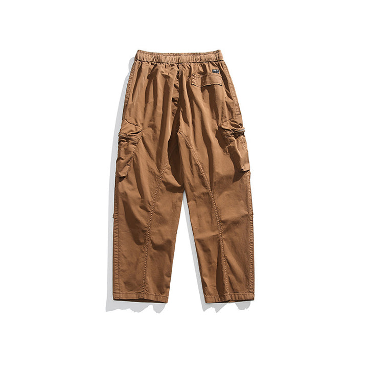Herren Locker geschnittene Cargo-Hose mit elastischem Tunnelzugbund, Kordelzug und großen Utility-Taschen Echo Archiv
