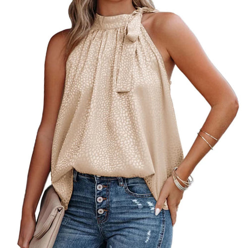 Damen Haltertop mit eleganter Schleifendetail Echo Archiv