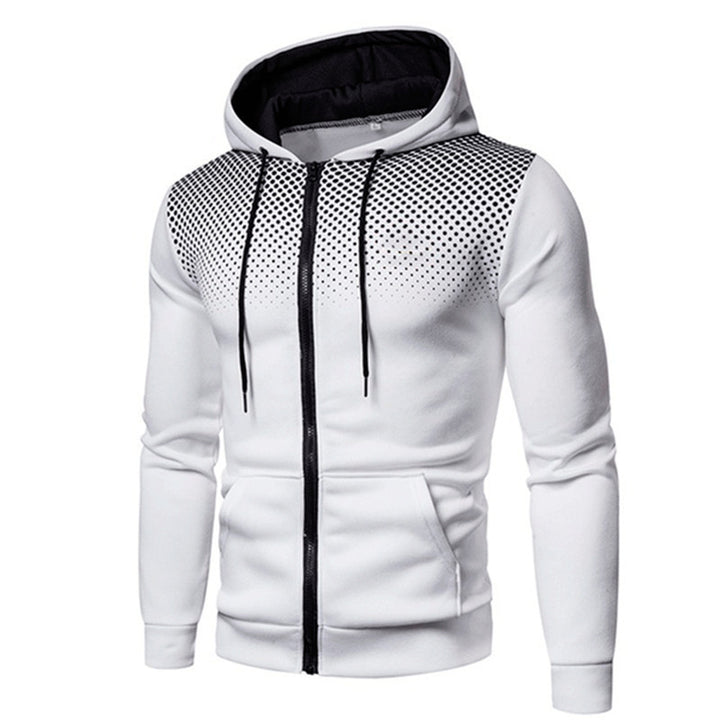 Herren Sportlicher Kapuzenpullover mit atmungsaktiver Netzstruktur Echoarchiv