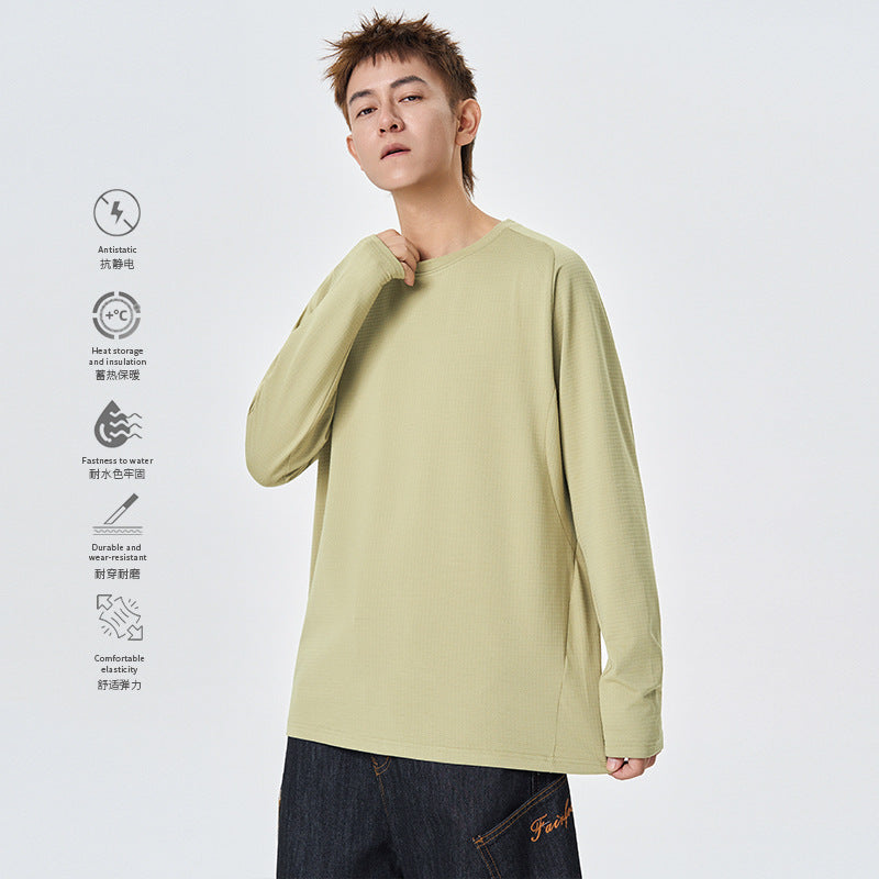 Herren Langarm-Thermo-Shirt mit Waffelstruktur und atmungsaktivem Funktionsmaterial Echo Archiv